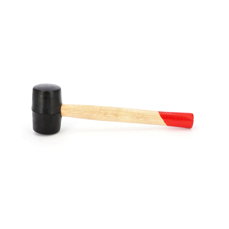 IIT 8oz RUBBER MALLET WOOD HANDLE