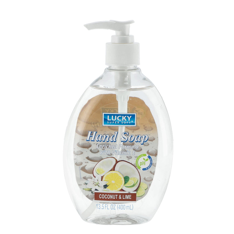 LUCKY 13.5oz LIQUID HAND SOAP COCONUT & LIME