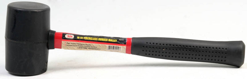 IIT 16oz FIBERGLASS RUBBER MALLET