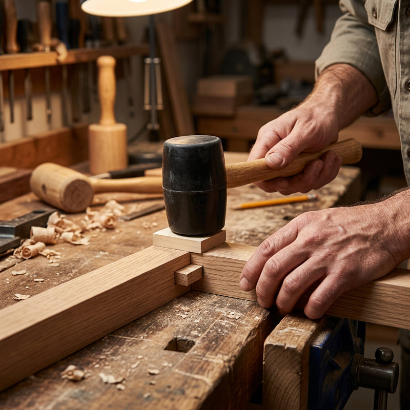 IIT 16oz WOOD HANDLE RUBBER MALLET