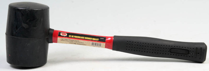 IIT 32OZ FIBERGLASS RUBBER MALLET