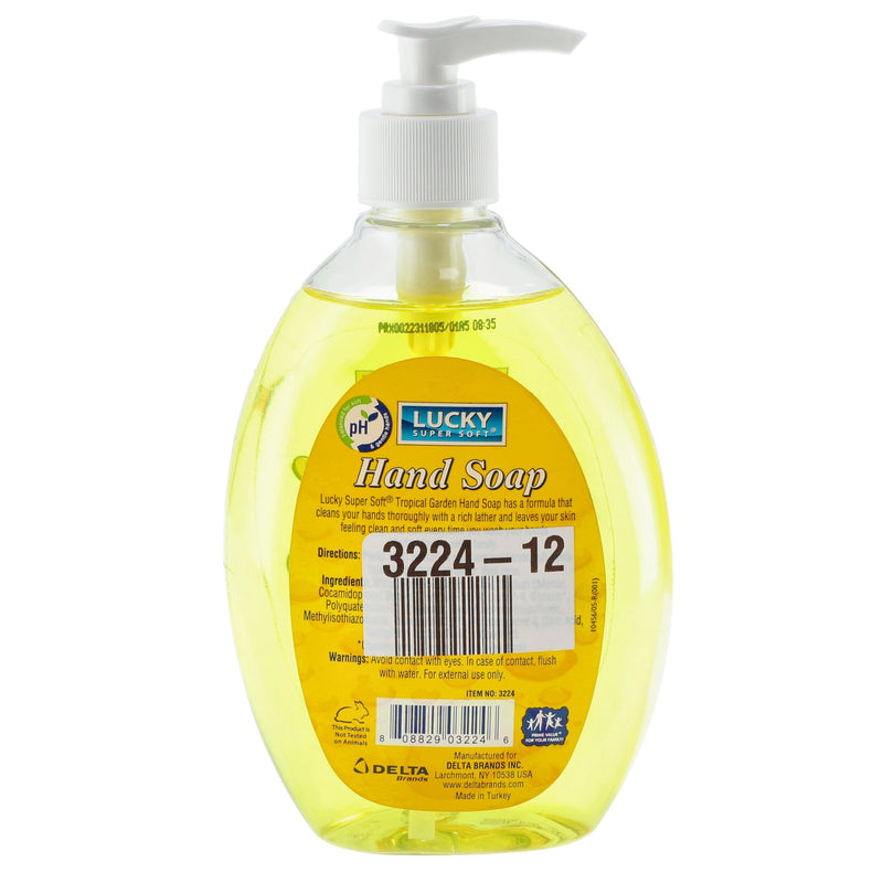 LUCKY 13.5oz LIQUID HAND SOAP TROPICAL GARDEN