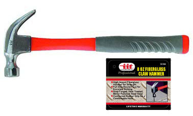 IIT 8oz FIBERGLASS CLAW HAMMER