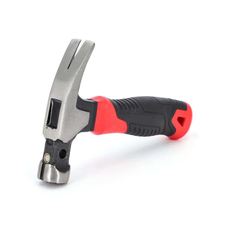 IIT PRO 8OZ STUBBY FIBERGLASS CLAW HAMMER WITH MAGNET