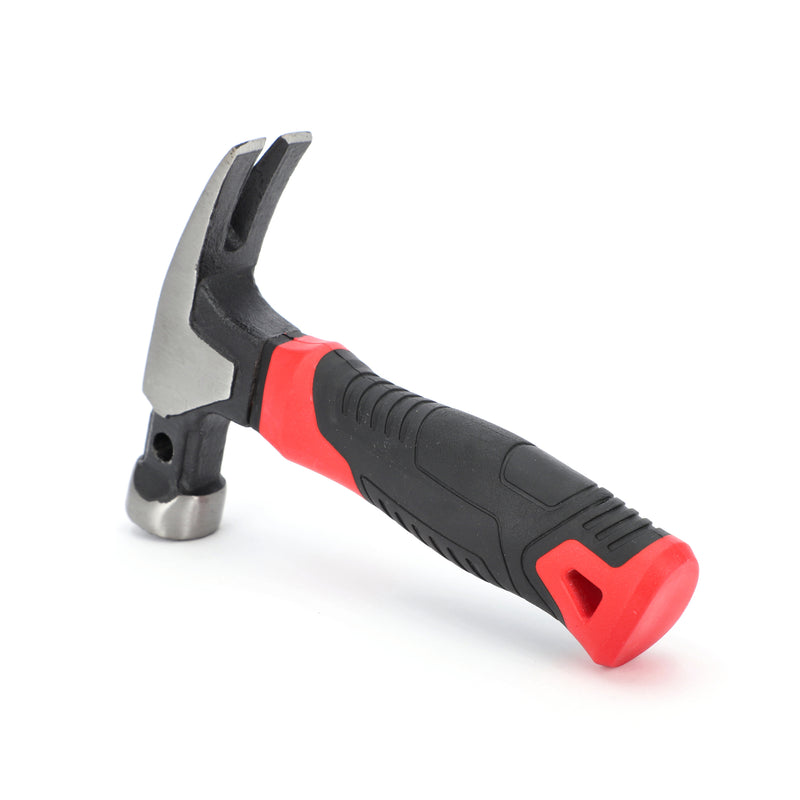 IIT PRO 8OZ STUBBY FIBERGLASS CLAW HAMMER WITH MAGNET