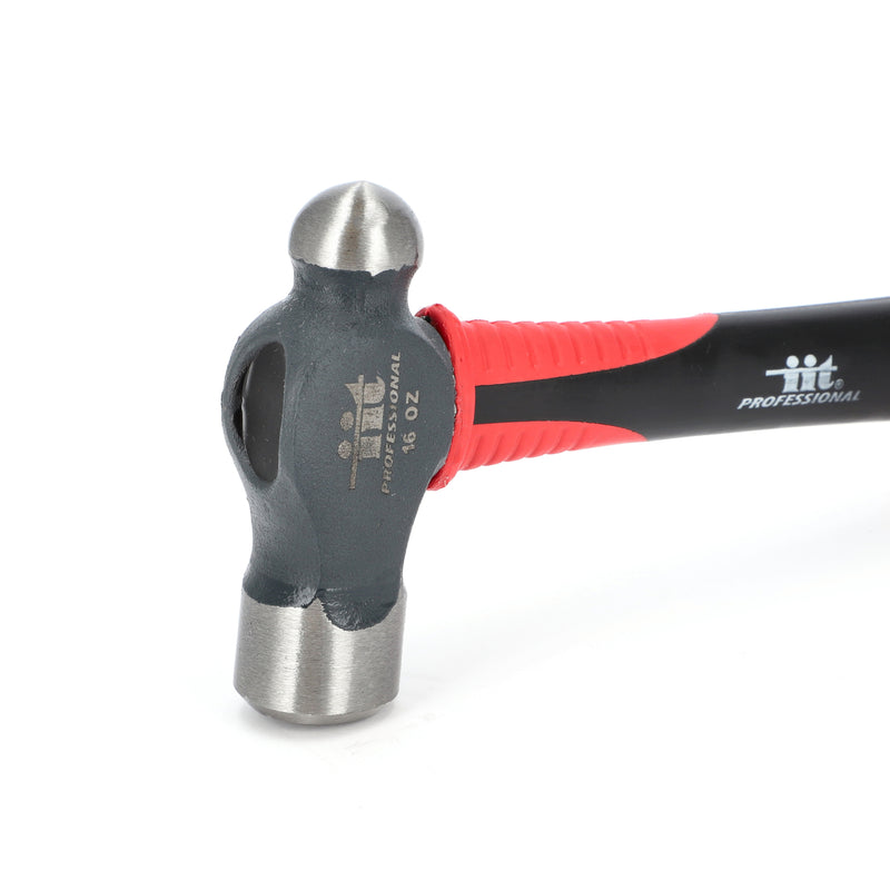 IIT PRO 16oz Ball Peen HAMMER FIBERGLASS HANDLE IIT PRO
