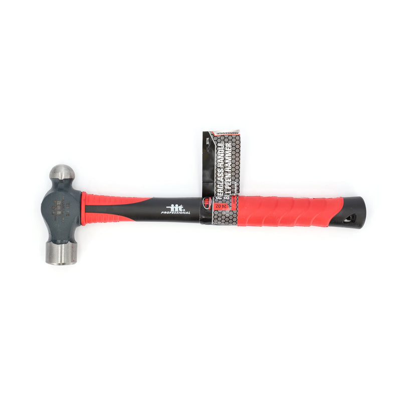 IIT PRO 24oz BALL PEEN HAMMER FIBERGLASS HANDLE