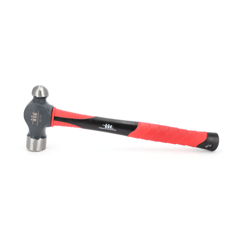 IIT PRO 32oz Ball Peen HAMMER FIBERGLASS HANDLE