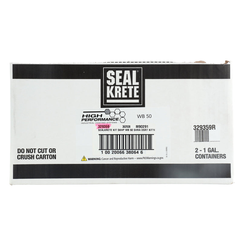 SEAL KRETE HIGH PERFORMANCE INDUSTRIAL COATING SYSTEM EPOXY SHELL WB 50 PART A & B