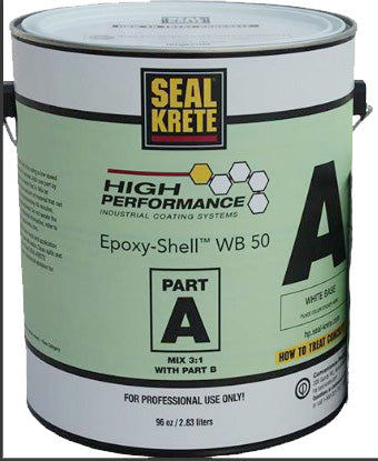 SEAL KRETE HIGH PERFORMANCE INDUSTRIAL COATING SYSTEM EPOXY SHELL WB 50 PART A & B