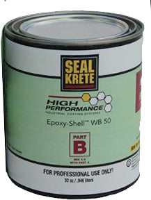 SEAL KRETE HIGH PERFORMANCE INDUSTRIAL COATING SYSTEM EPOXY SHELL WB 50 PART A & B