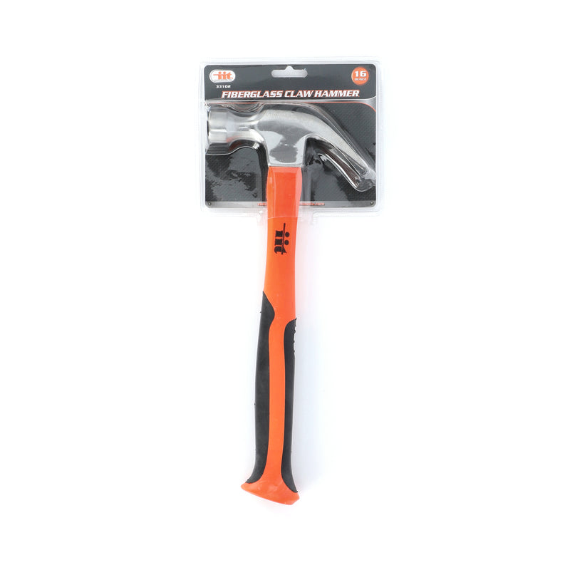 IIT 16OZ FIBERGLASS CLAW HAMMER HALF BLISTER