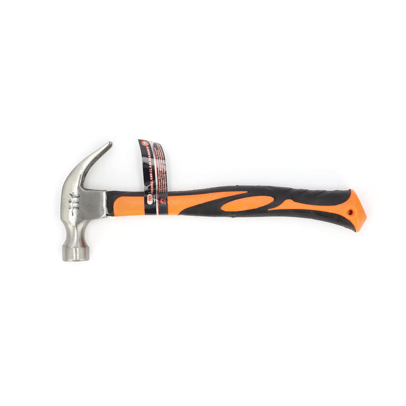 IIT 16OZ.FIBERGLASS CLAW HAMMER 2 COLOR HANDLE