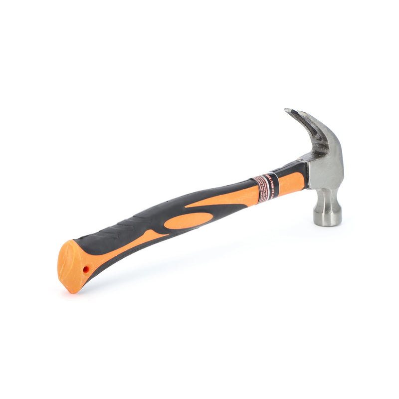 IIT 16OZ.FIBERGLASS CLAW HAMMER 2 COLOR HANDLE