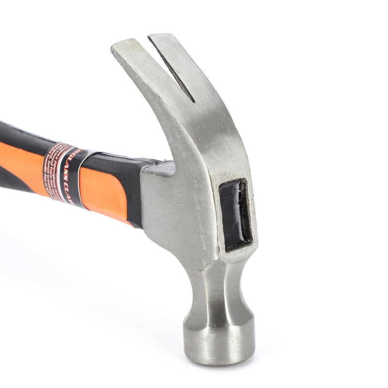 IIT 16OZ.FIBERGLASS CLAW HAMMER 2 COLOR HANDLE