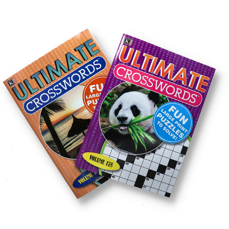 ULTIMATE CROSSWORDS LARGE PRINT 2 TITLES