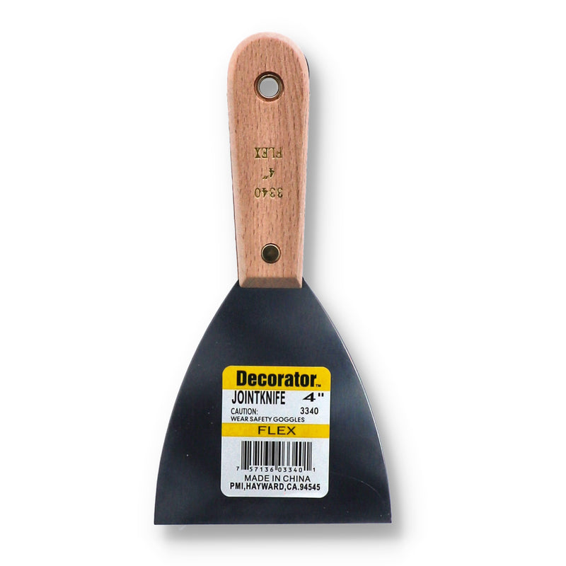 4'' WOOD HANDLE FLEXIBLE JOINT KNIFE