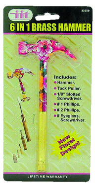 IIT 6 IN 1 FLORAL LADIES HAMMER