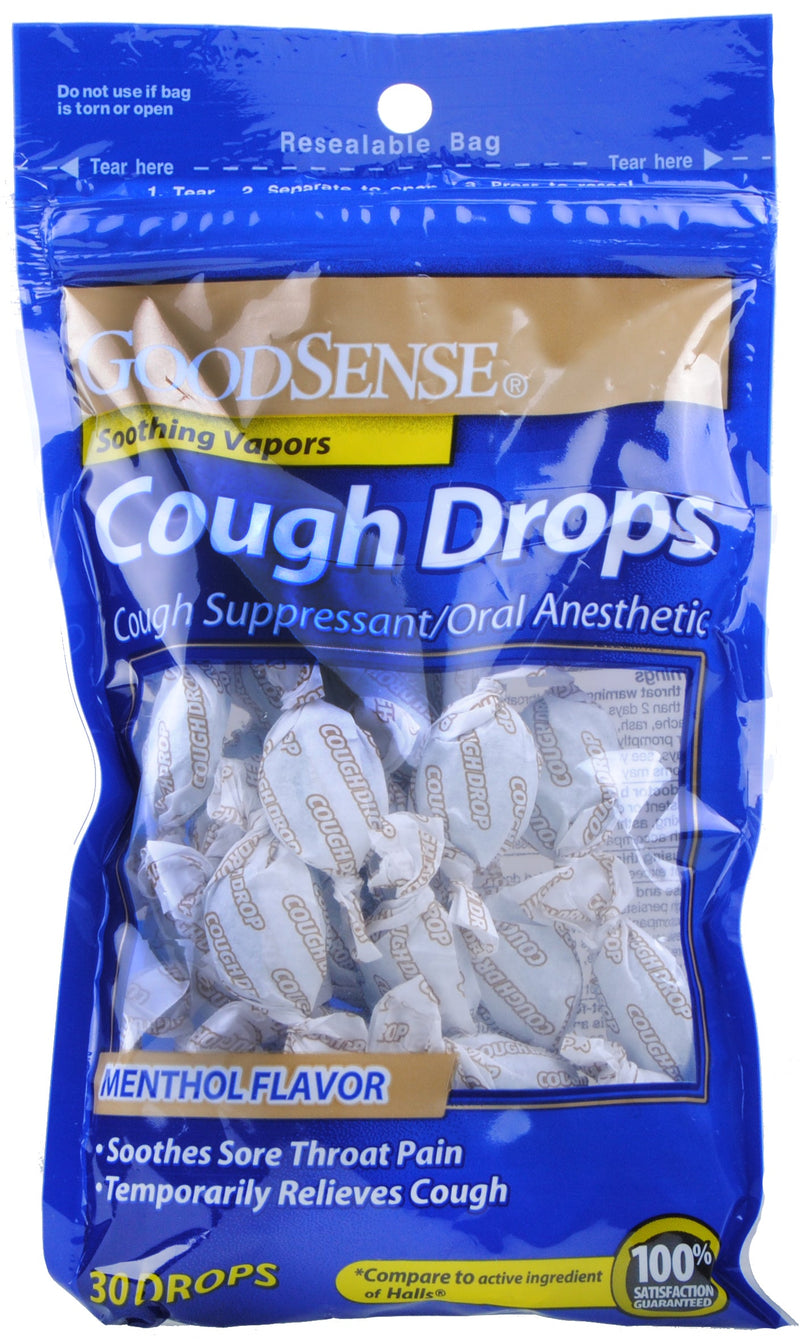 30ct GS COUGH DROPS MENTHOL BS00041A