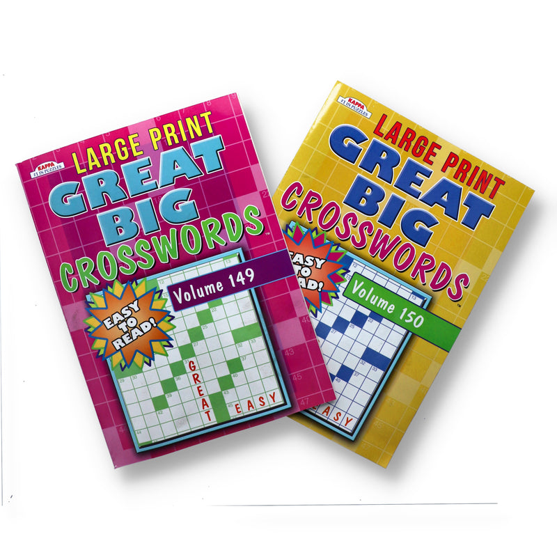 GREAT BIG CROSSWORDS LARGE PRINT 2 TITLES