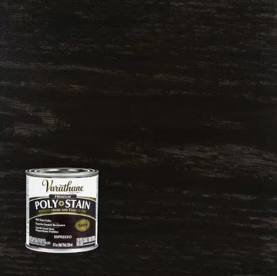 RUSTOLEUM VARATHANE 8OZ ESPRESSO GLOSS STAIN & POLYURETHANE IN ONE