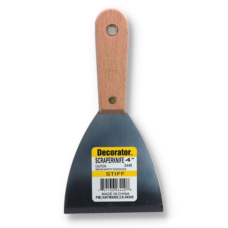 4'' STIFF JOINT KNIFE WOOD HANDLE