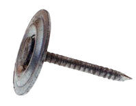GRIP-RITE 25LB METAL CAP ROOFING NAILS 3/4'' RING SHANK 1'' ROUND CAP