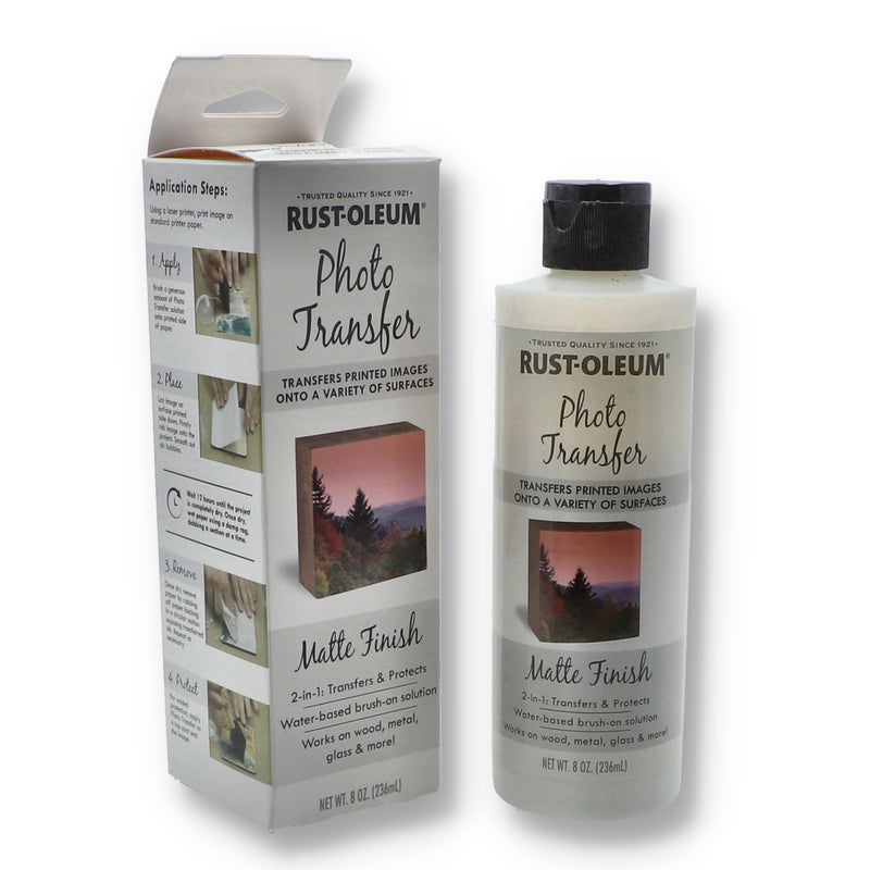 RUSTOLEUM 8OZ PHOTO TRANSFER GEL GLOSS FINISH