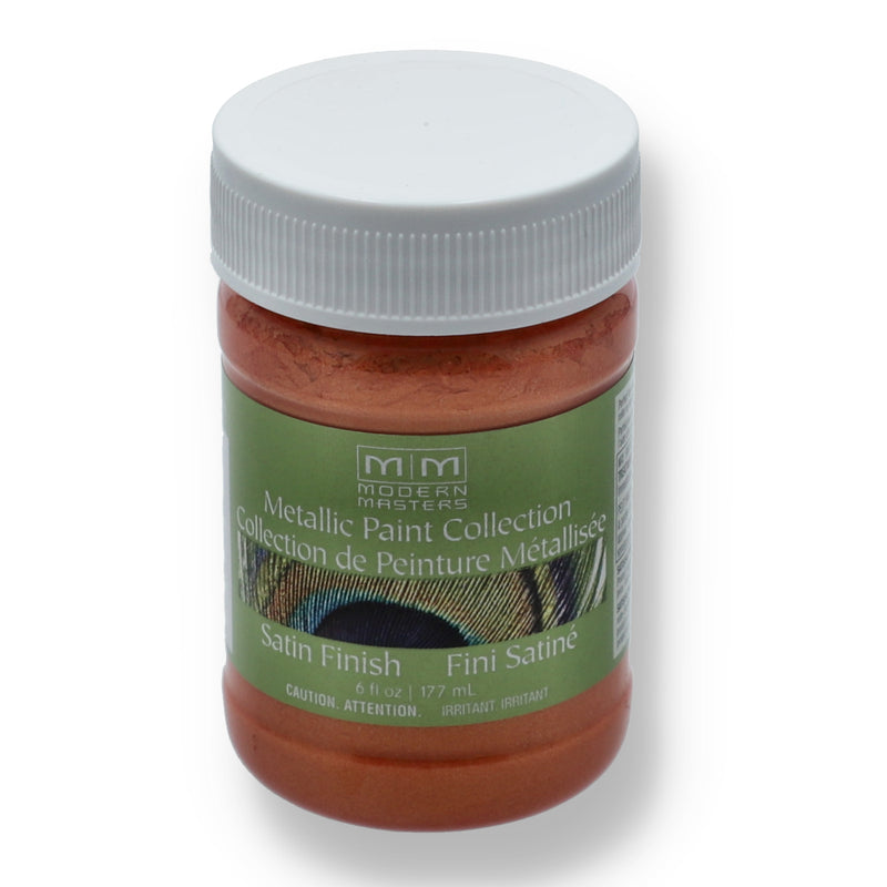 MODERN MASTERS 6OZ METALLIC PAINT BURNT ORANGE SEMI OPAQUE