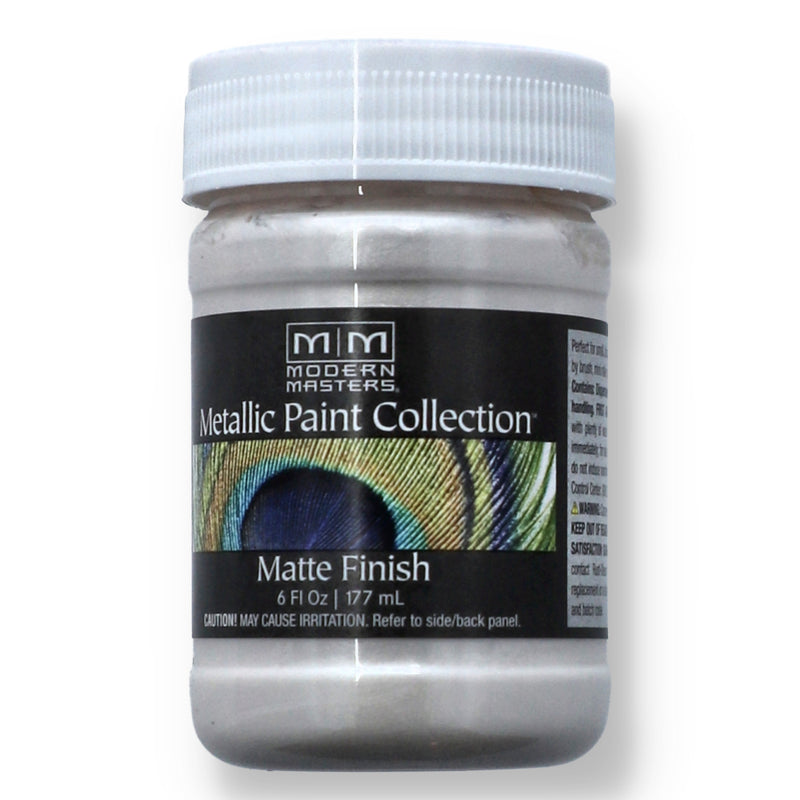 MODERN MASTERS 6OZ METALLIC PAINT OYSTER SEMI OPAQUE