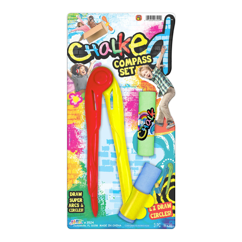 3PC JUMBO CHALKED COMPASS SET