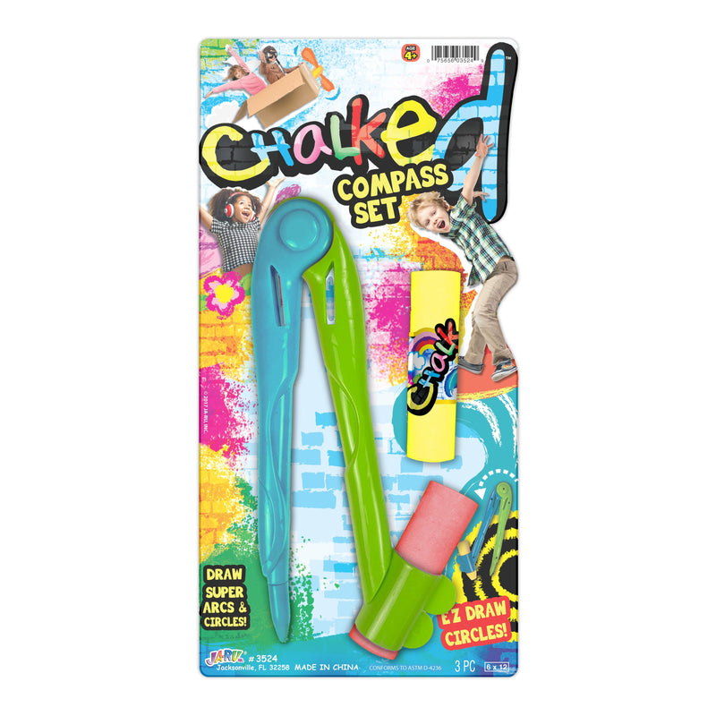 3PC JUMBO CHALKED COMPASS SET