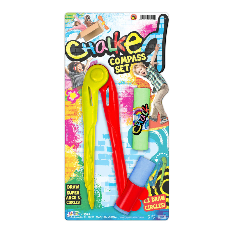 3PC JUMBO CHALKED COMPASS SET