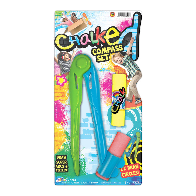 3PC JUMBO CHALKED COMPASS SET