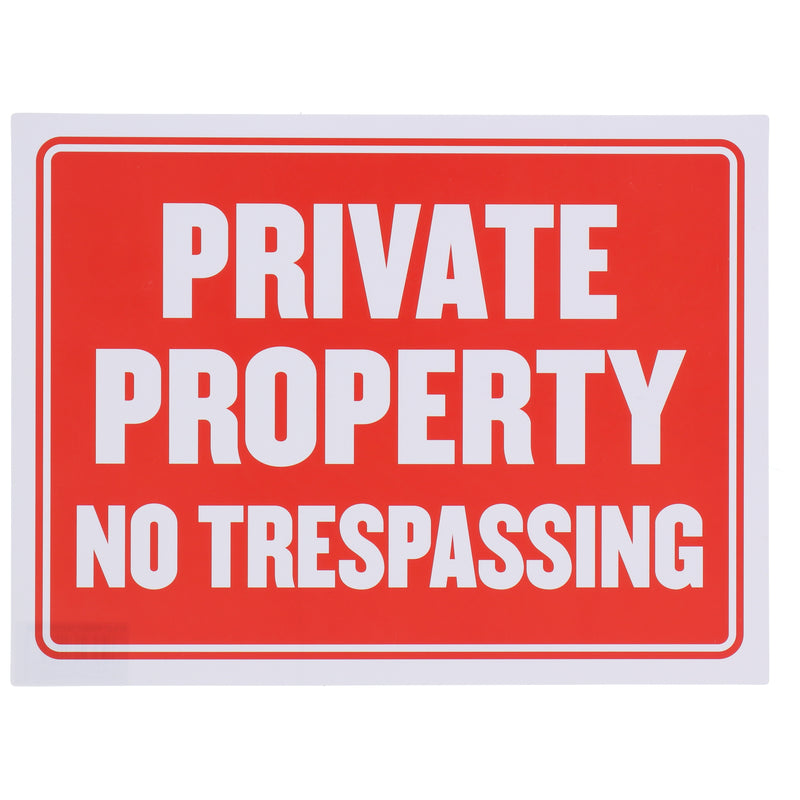 IIT 9 x12'' PRIVATE PROPERTY SIGN