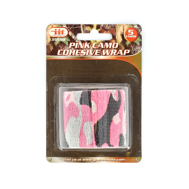 IIT 2'' x 5yd PINK CAMO COHESIVE WRAP