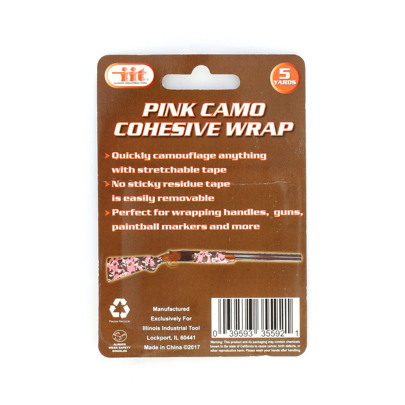 IIT 2'' x 5yd PINK CAMO COHESIVE WRAP