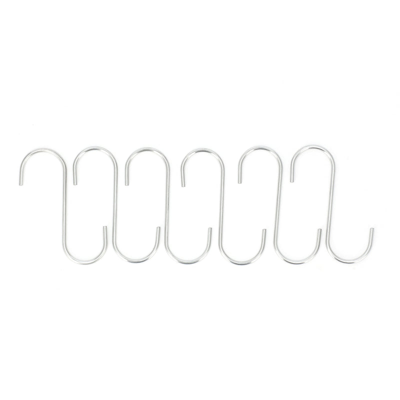 IIT 6pk 4.5'' CHROME CAMPING S HOOKS