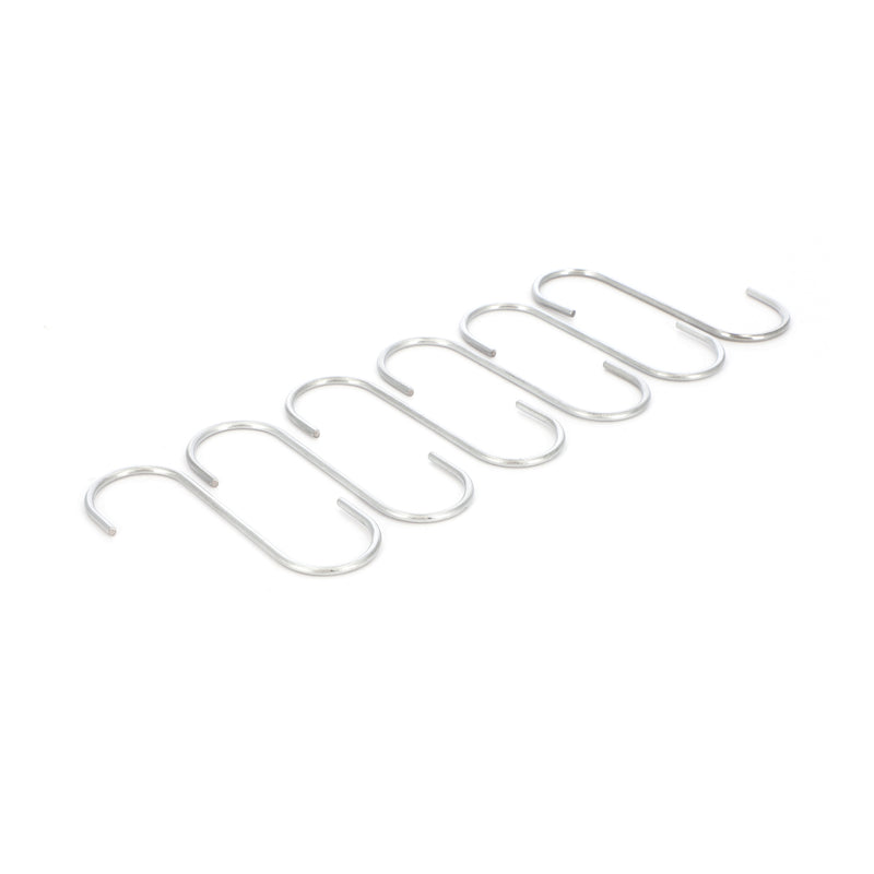 IIT 6pk 4.5'' CHROME CAMPING S HOOKS