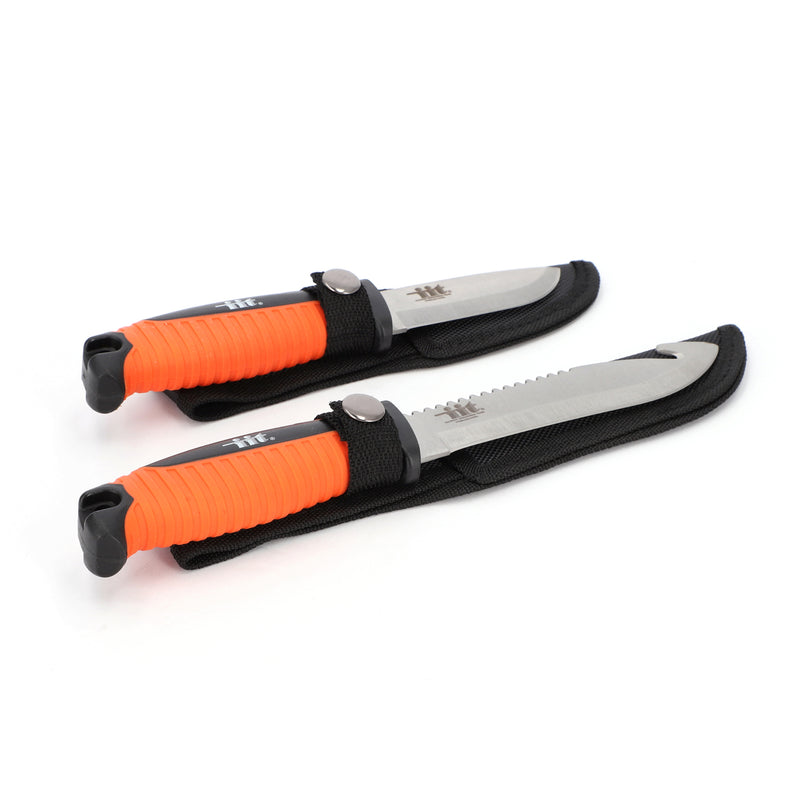 IIT 2pc HUNTING KNIFE SET WITH SHEATH