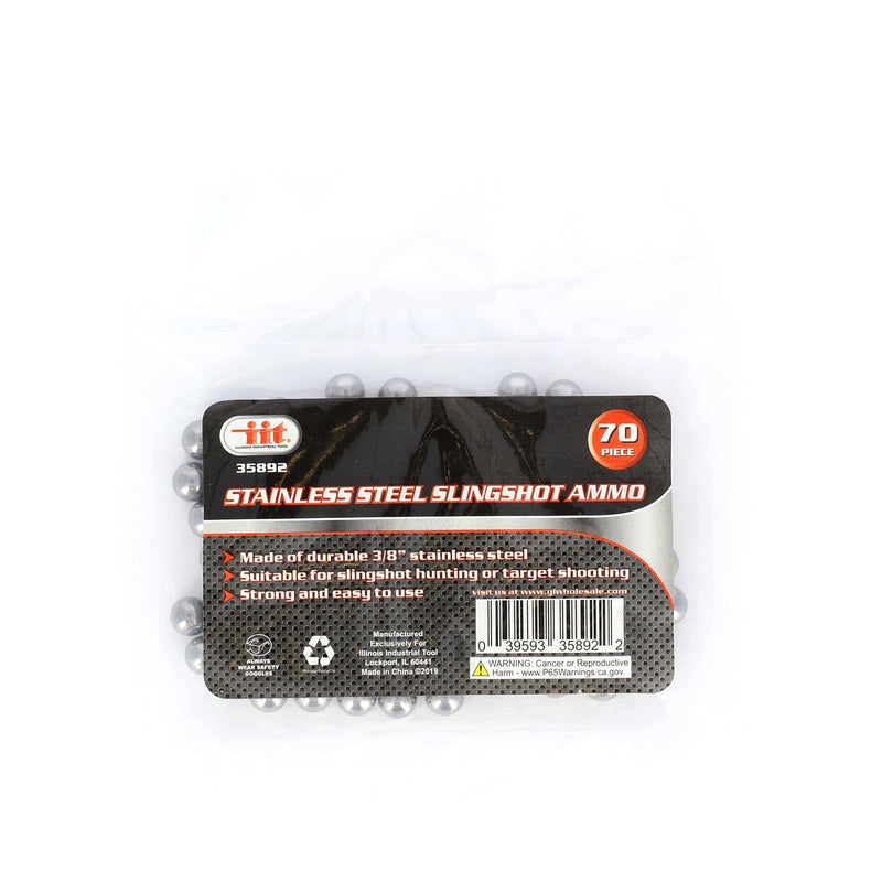 IIT 3/8'' STAINLESS SLINGSHOT AMMO