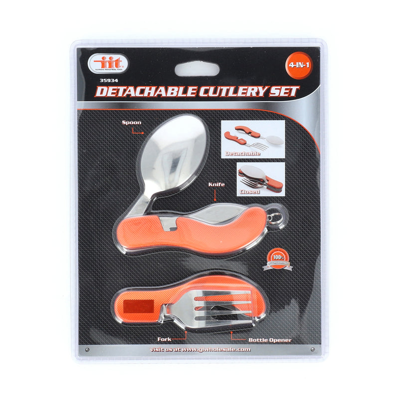 IIT 4 in 1 DETACHABLE CUTLERY SET