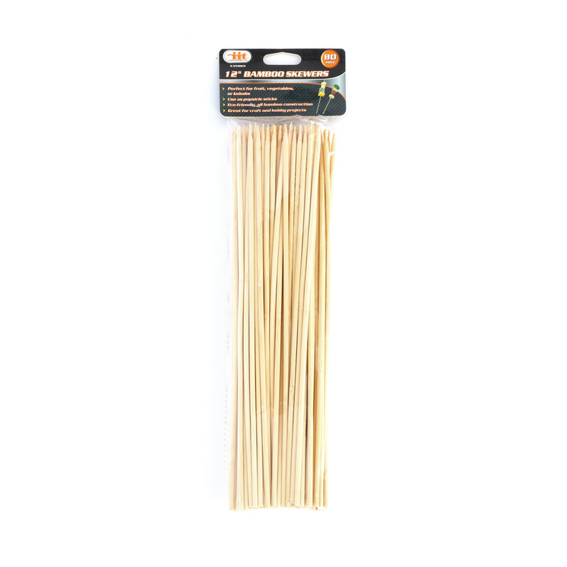 IIT 80PK 12'' BAMBOO SKEWERS