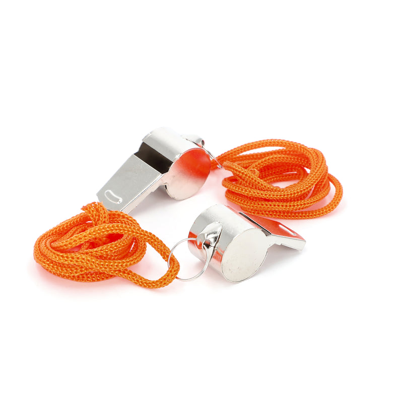 IIT 2pc METAL SIGNAL WHISTLES