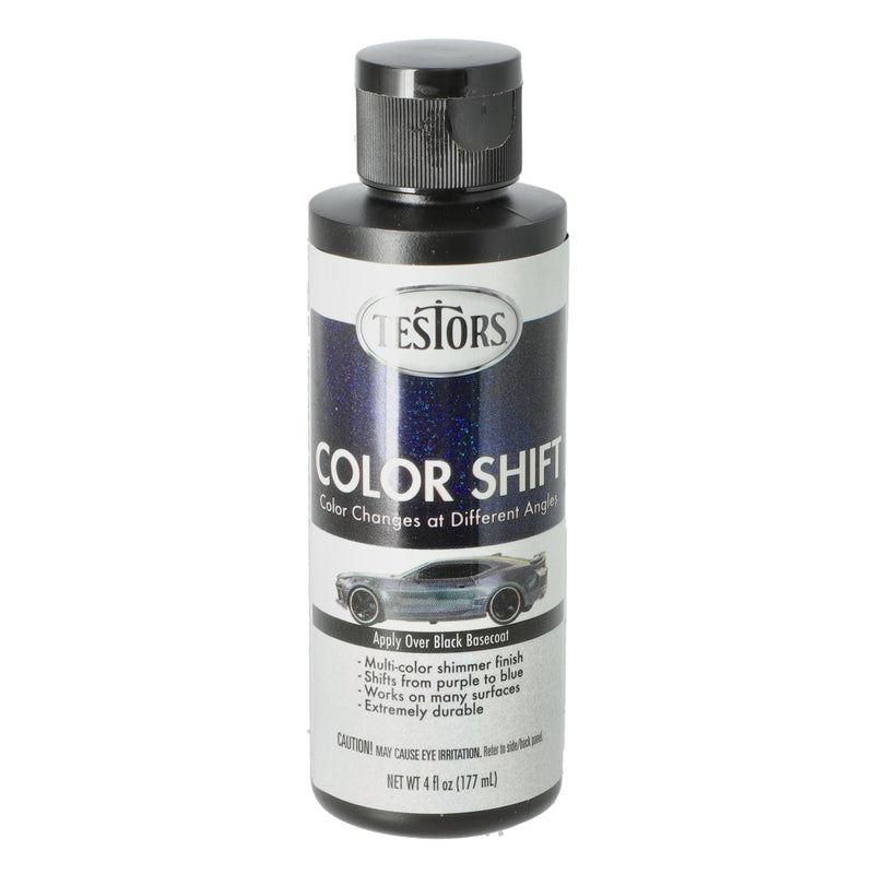 RUSTOLEUM 4OZ TESTORS COLOR SHIFT PAINT PURPLE SUNRISE APLY OVER BLACK BASECOAT