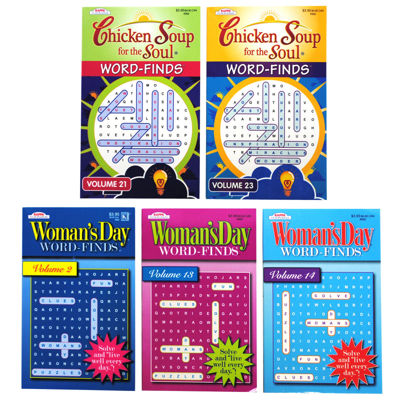 128pg CHICKEN SOUP & WOMANS DAY WORD FINDS