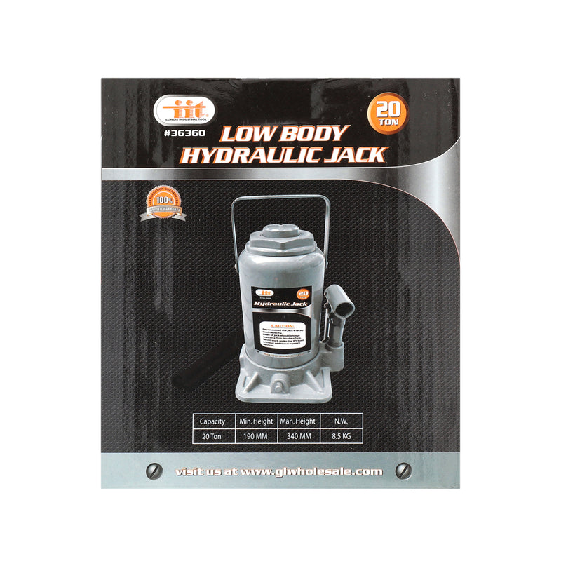 IIT 20 TON LOW BOTTLE JACK