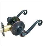HH MONEVALLO PRIVACY LEVER LOCKSET CLASSIC BRONZE