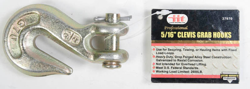 IIT 5/16'' CLEVIS HOOK