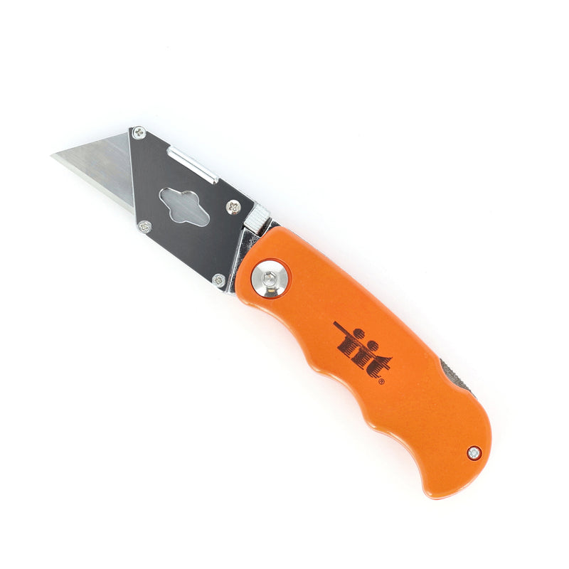 IIT FOLDING UTILITY KNIFE & 5 BLADES ZINC BODY